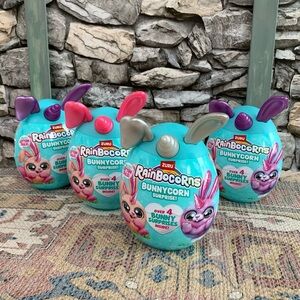4 Zuru Rainbocorns Bunnycorn Surprise Bunny Unicorn Blind Box Cotton Tail Doll
